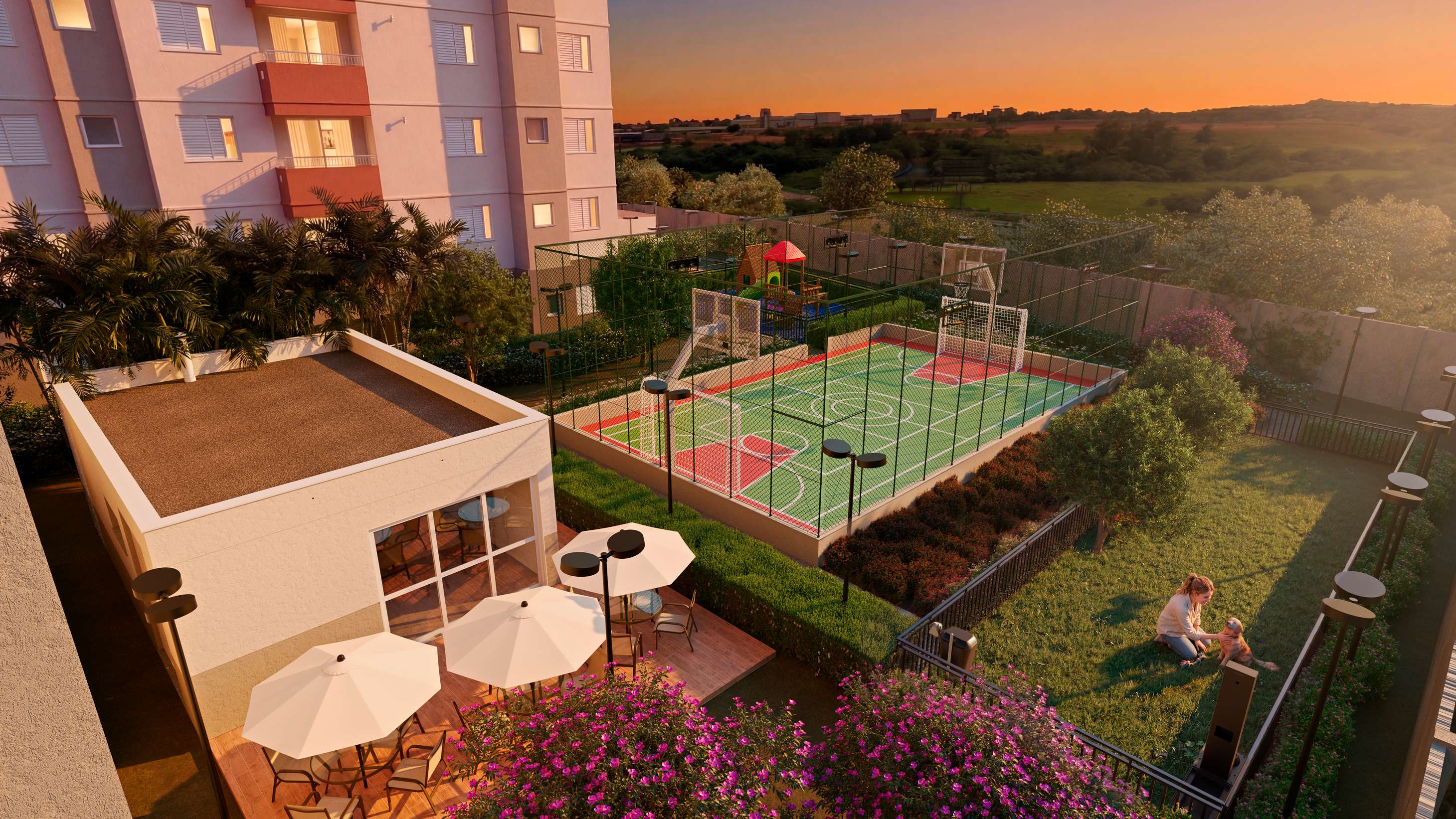 Playground e quadra