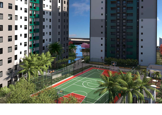 Vista das torres do Altos da Avenida