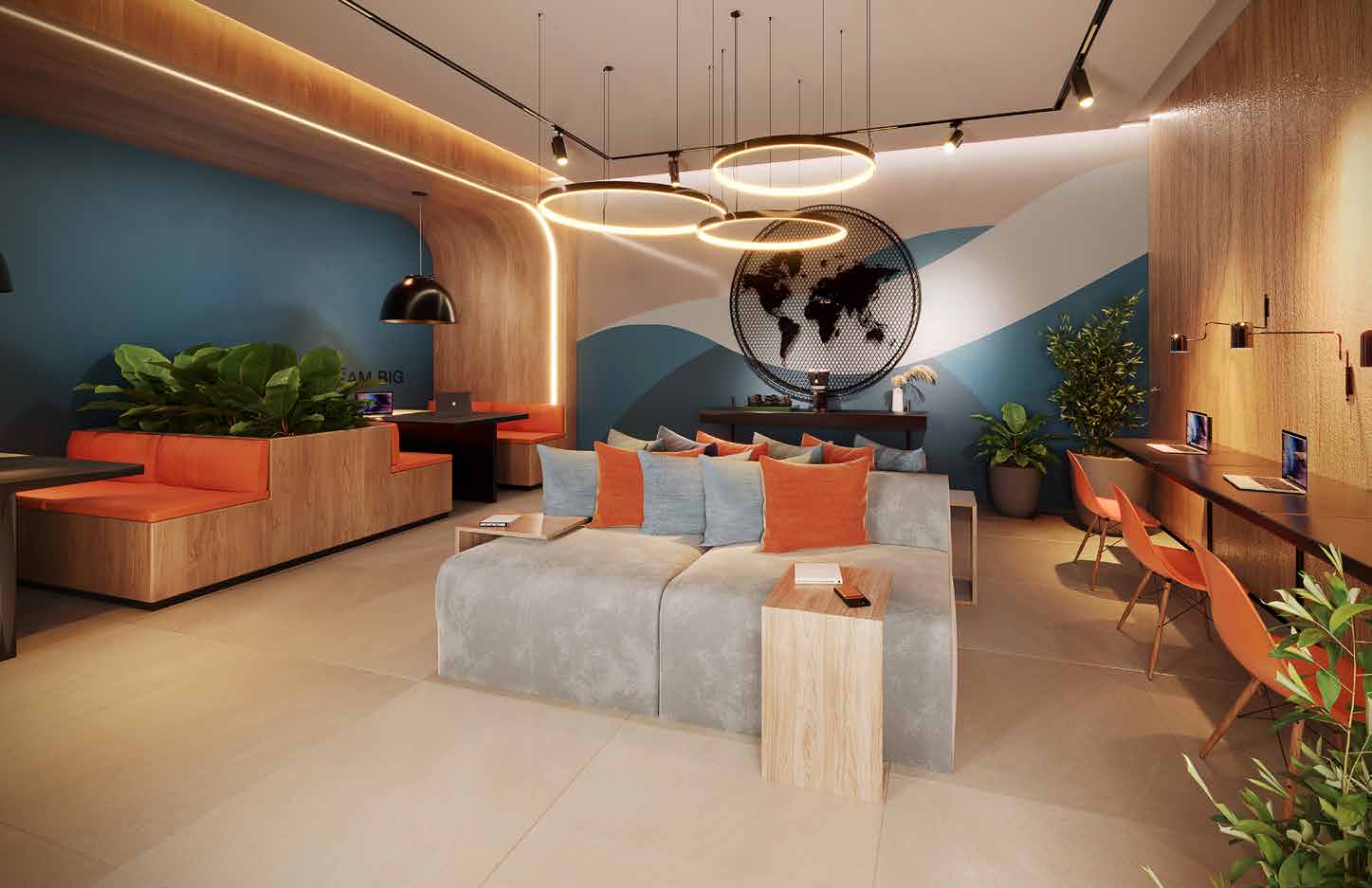 Perspectiva ilustrada, Coworking