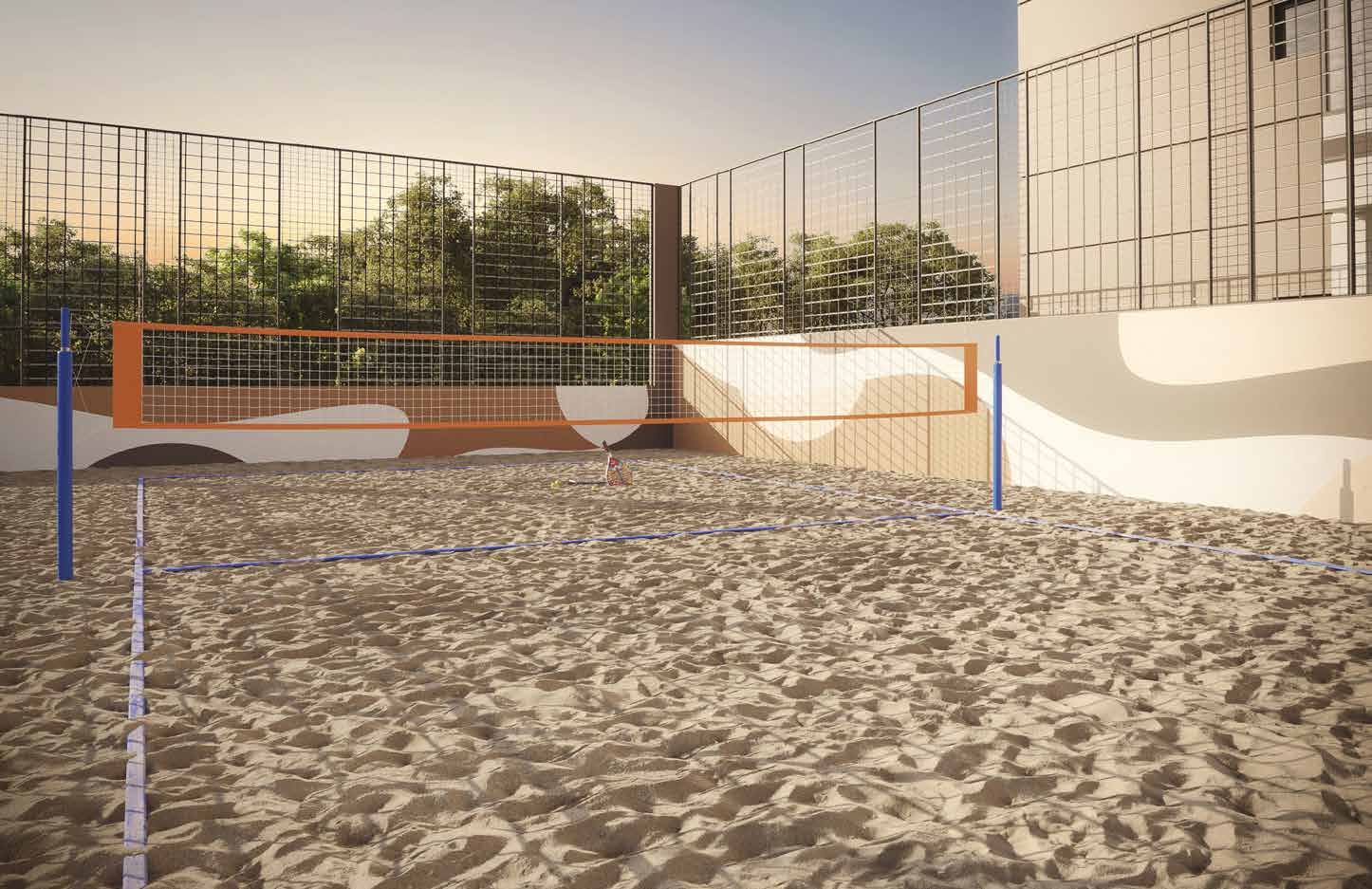 Perspectiva ilustrada, Beach tennis
