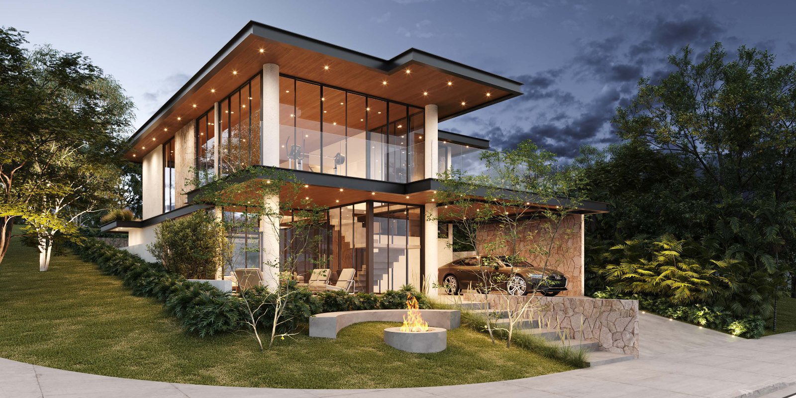Casa Cristal, projeto de referência