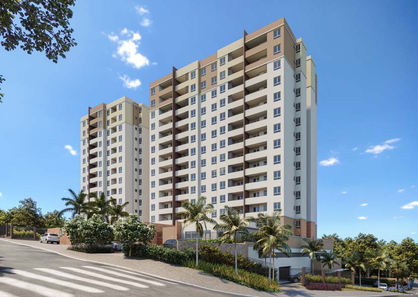 Fachada do Maitá Residencial
