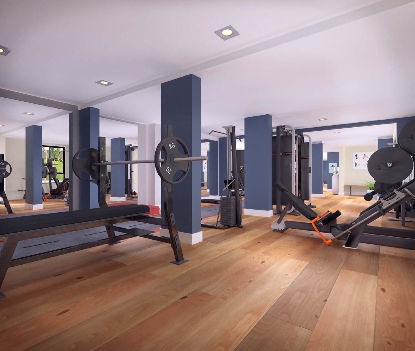 Academia com pilates do Odeon Residencial