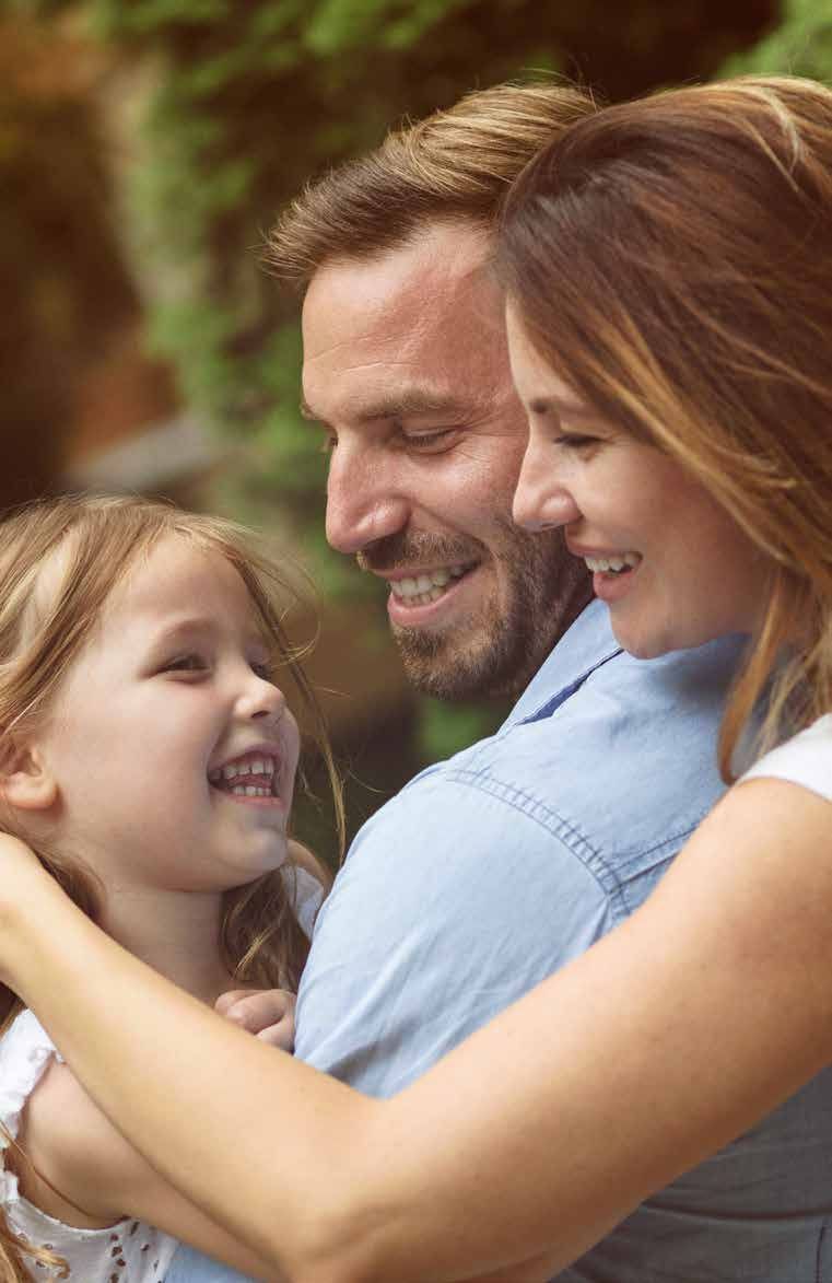 Família aproveitando momentos em casa